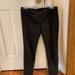 J Crew gray wool blend Minnie slim cropped pants